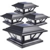 SIEDiNLAR Solar Post Lights Outdoor 2 Modes LED Deck Fence