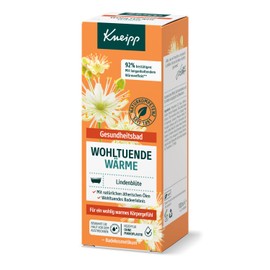 Kneipp Gesundheitsbad Wohltuende Wärme - Badeöl mit wertvollem Extrakt der Lindenblüte & natürlichen ätherischen Ölen aus Orangen & Zedernholz - wohltuend auf Körper & Geist - 100ml