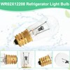 2PK-WR02X12208 Refrigerator Light Replacement Compatible with GE Appliance 12V, 6W,
