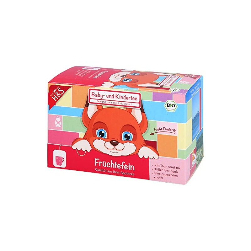 H&S Organic Baby and Children's Tea Fr Fine Filter Bag,