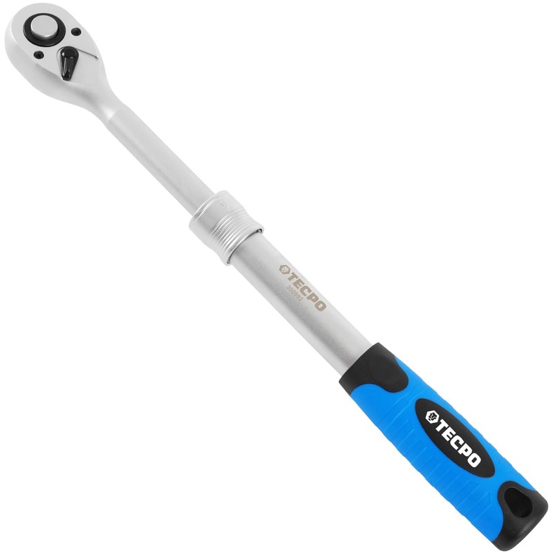 TECPO Extendable reversible ratchet 1/2 inch, 290-420 mm, telescopic ratchet