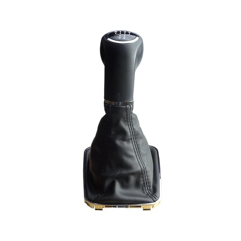 Newtown2700-parts Gear Stick Knob Gear Stick Gaiter Black Stitching Chrome