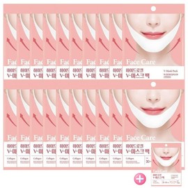 Face Care Hydrogel Premium Lifting Collagen Mask Pack 20+1 (21 total) / Face Care 하이드로겔 프리미엄 리프팅 콜라겐 마스크팩 20+1 (총 21개)
