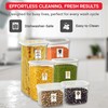 My Happy Home 12 Pcs Square Plastic Food Containers with