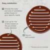 Vent Systems 4" Inch Brown Soffit Vent Cover - Pack