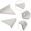 Pack of 4 Floating Shelf Brackets, Shelf Brackets, Triangle Shape,