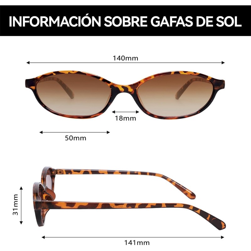 Gafas De Sol Rectangulares Con Estilo,Gafas De Sol Unisex De
