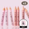 Too Cool for School Art Class Protoge Pencil 1+1 + Free Pink Sharpener, 1 Piece, No. 7 Muted Taupe, No. 13 Tender Brown, Exclusive Sharpener / 투쿨포스쿨 아트클래스 프로타주 펜슬 1+1 + 핑크 샤프너 증정, 1개, 7호 뮤티드 토프, 13호 텐더 브라운, 전용 샤프너