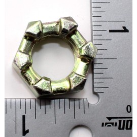 Polaris Ranger Slotted Nut, Genuine OEM Part 7542810, Qty 1