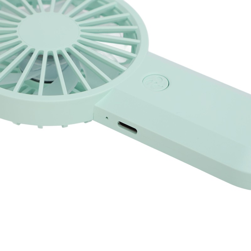 Handheld Fan USB Rechargeable Hand Fan Silent Operation Easy Hanging