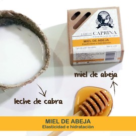 Jabón Caprina con Miel de Abeja para más Elasticidad 90g