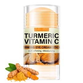 ARCHIDATE Turmeric Vitamin C Eye Stick, Eye Balm for Dark Circles and Puffiness, Reduce Wrinkles & Fine Lines, Lift & Firm the Skin Around the Eyes, Hydration Nourishes Dry Skin, Non-Greasy Formula