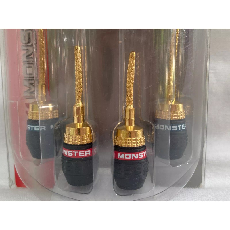 Monster Quick Lock Flex Tip Modular Speaker Cable Termination z2