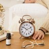 FLOITTUY {Loud Alarm for Deep Sleepers) 4'' Twin Bell Alarm