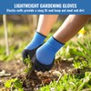 Velway 2 Pairs Safety Work Gloves - Lightweight Gardening Gloves