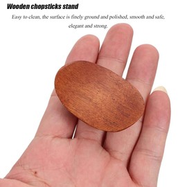 AKOAK Chopsticks Holder, Wooden Chopsticks Rest and Holder, Rest Rack, Home Dinner Server, for Spoon Fork Knife Holder, Party Table Decoration - Pack of 4