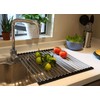 Ahyuan Roll up Dish Drying Rack Over The Sink Dish