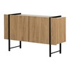 South Shore Mezzy 2-Door Sideboard, Light Walnut