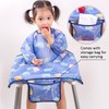 ZEACCT 1 Pcs Waterproof Long Sleeve Coverall Bib for Baby