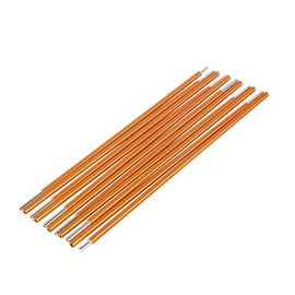 HipierFx Tent Pole Replacement 11.8 ft 13 ft 14.5 ft Aluminum Tent Rod 0.3 in Outdoor Camping Collapsible Tent Frame Repair Accessory (1 Pole Yellow, 11.8ft)