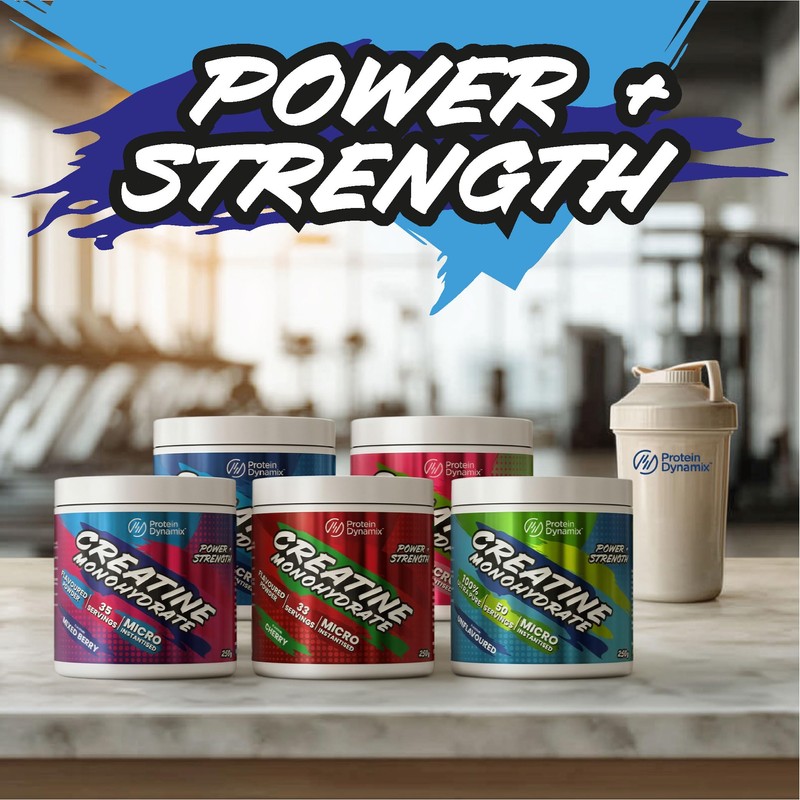 Protein Dynamix - Creatine Monohydrate Powder • Mixed Berry Flavour
