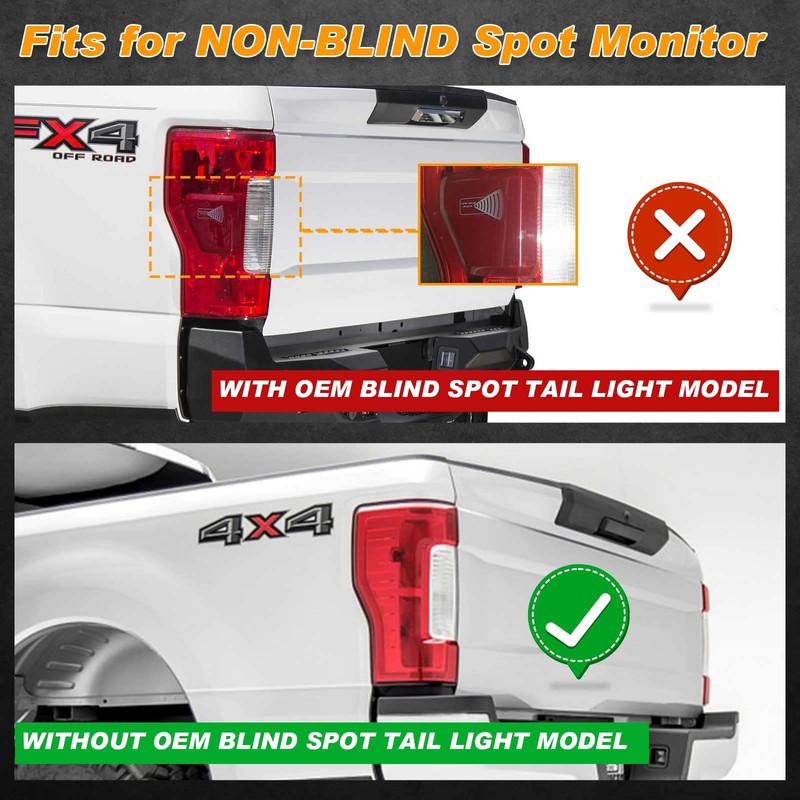 Nakuuly Tail Light Assembly Compatible With 2017 2018 2019 Ford