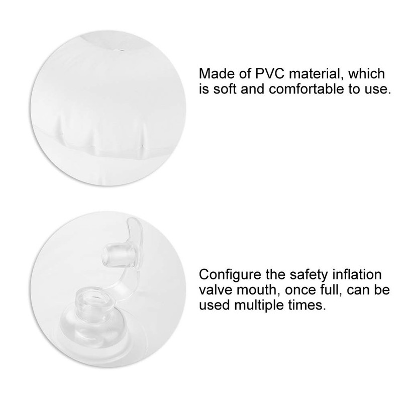 Cómodo lavabo inflable para champú, lavabo inflable de PVC para