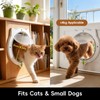 Cat Door, 4 Way Locking,12.2 x 10.2 in, for Cats