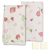 Fruit Pattern Kitchen Towels Set of 2, with Fixed Clips
