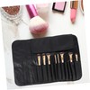 Gatuida Portable Makeup Brush Rolling Case with Elastic Pockets Travel