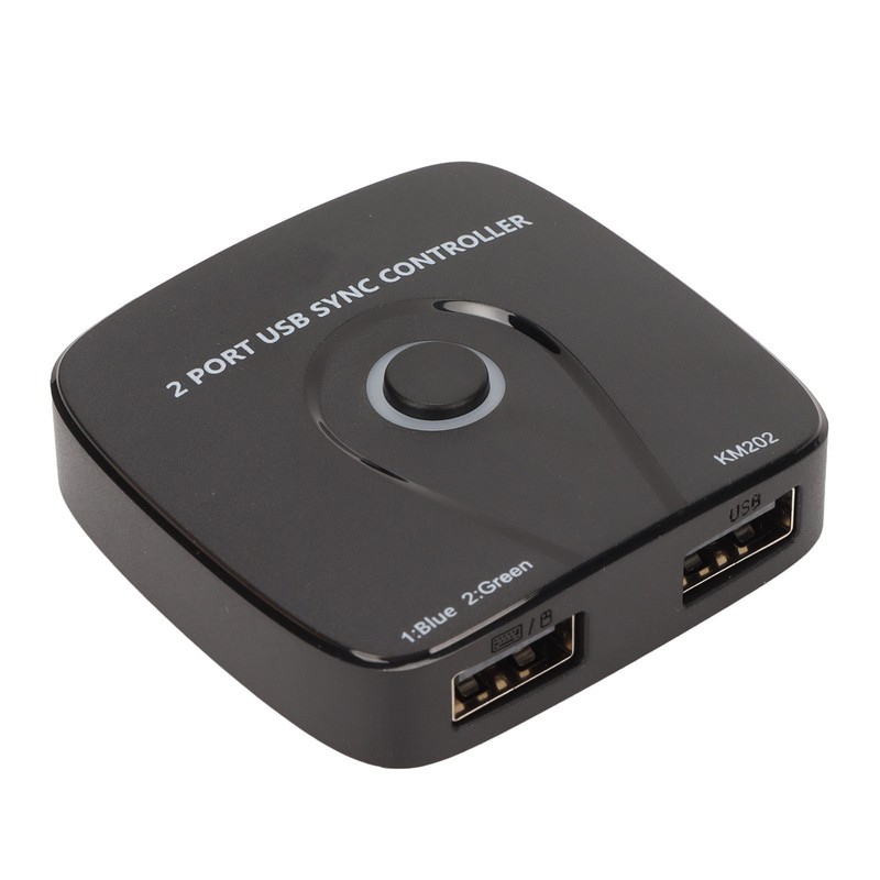 2 in 1 USB Switch Selector Multifunctional Stable Transmission KM