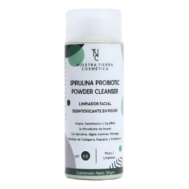 Limpiador Facial Spirulina 30grs Spirulina Probiotic Powder                                                                                           