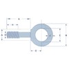Wood Screw Eye Bolt Stainless Steel 6MM (60MM Shank Eyebolt