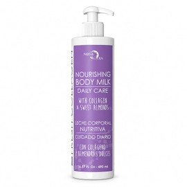 Noche Y Dia Leche Corporal De Colágeno Fresco - Loción Hidratante Y Reafirmante Para Piel Seca Con Ácido Láctico Y Glicina - 500 Ml (16.57 Onzas Líquidas)