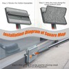 Loebelle Wall Cleaner Mop with Long Handle 76 Inch, Baseboard