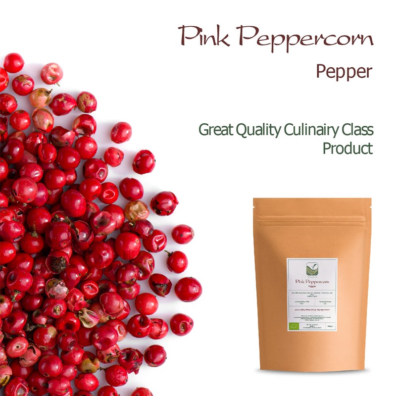 Pink Peppercorns for Grinder - Pink Pepper - Peppercorn -