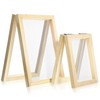 2 Pcs Paper Making Screens, Wooden Papermaking Screen Frame Mould