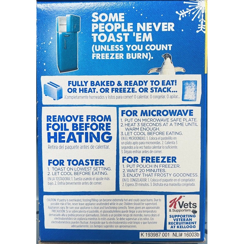 Kellogg's 5x Kellogg's Pop Tarts FROSTED HOT FUDGE SUNDAE Toaster