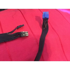 EVGA  LOT 2 pcs  8 PIN TO 8 pin ( 6+2) PCIE VGA Power Supply Cable for EVGA SuperNova