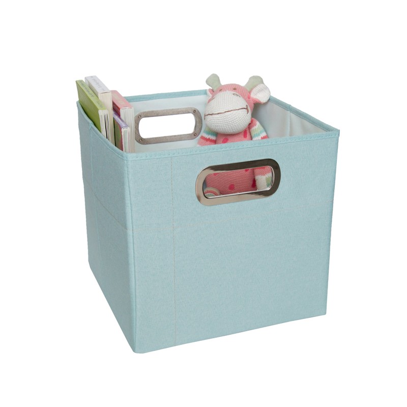 JJ Cole Heather - Caja de almacenamiento, 27.9 cm, azul