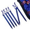 Tent Ropes Peg Buckles Reflective Ropes Set with Storage Bag