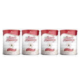 Santo Domingo Coffee, 10 oz Can - 4 Pack, Ground Coffee - Product from the Dominican Republic