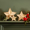 Sass & Belle Whitewashed Standing Star Medium