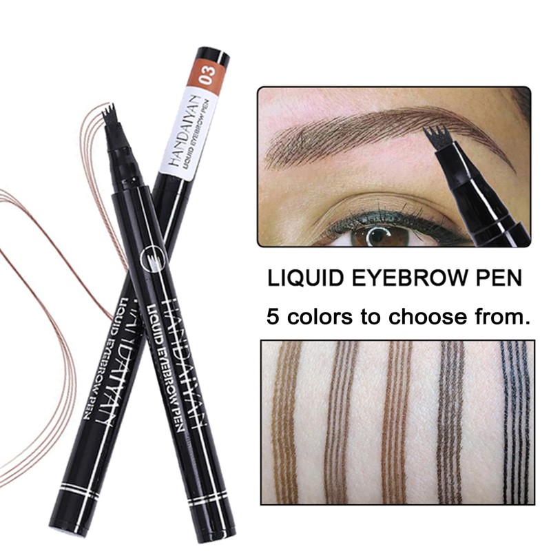 Eyebrow Pen, Reddish Brown eyebrow Pencils, Waterproof Eyebrow Pencils Easy