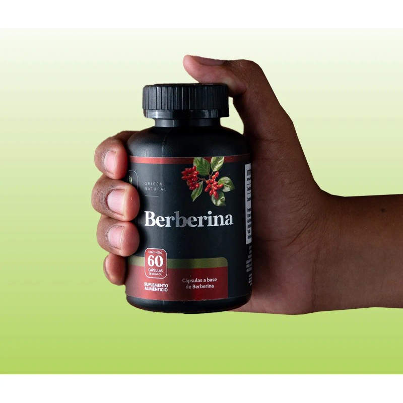 Berberina Hcl 97% 60 Caps De 500mg Momosie
