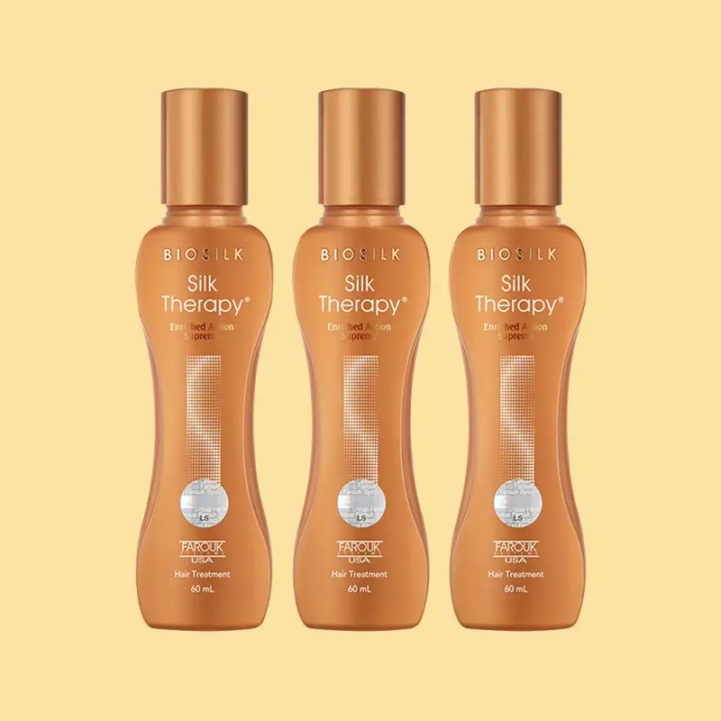 Silk Therapy 실크테라피 헤어 볼륨 에센스 인리치드 고영양 단백질 60ml