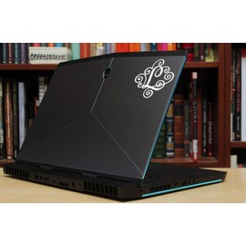 ViaVinyl Monogram die cut decal/sticker. CLICK FOR COLOR/LETTER OPTIONS. AVAILABLE IN FOUR COLORS AND ALL LETTERS A-Z! Great for windows, Yeti and RTIC tumblers, Macbooks and more! (Letter "L", White)