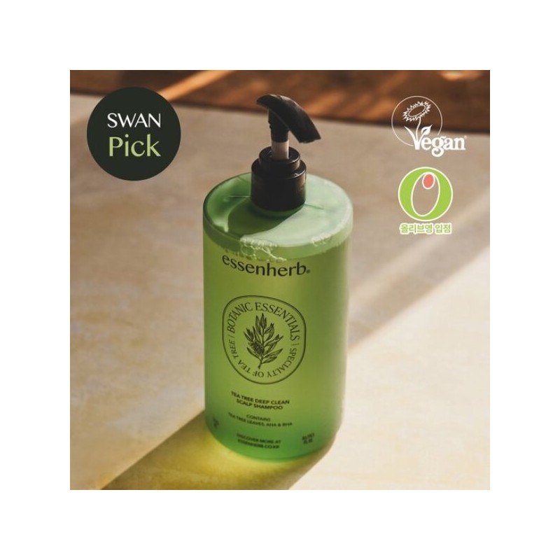 Essen Herb Tea Tree Deep Clean Scalp Shampoo 500ml /