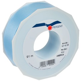Morex Ribbon America Poly Curling Ribbon, 40mm-91m, Light Blue