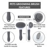 Cat and Dog Brush for Shedding - Grooming Comb for